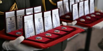 У Львові 35 захисників посмертно нагородили «Почесним знаком Святого Юрія»