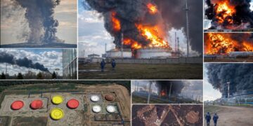 Дрони СБУ другу добу б’ють по Пермі: палає НПЗ “Лукойлу”, оголошено евакуацію