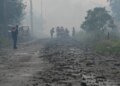 У Вишневому пожежа від удару рф на складах, тих з 500 евакуйованих, хто не може повернутися, розселять – ОВА