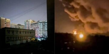 У Бєлгороді стався блекаут: росіяни скаржаться на ракетні удари по місцевій ТЕЦ і аеропорту (відео)