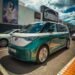 У дусі хіпі: в Києві засвітився електромобіль Volkswagen у ретростилі (фото)