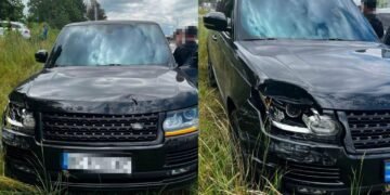 Біля Стрия 41-річний водій Range Rover під час втечі збив поліцейського