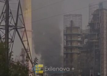 У російській уфі після атаки дронів загорілася установка на НПЗ