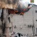 Окупанти двічі вдарили по бізнес-центру в Лозовій, відомо про 10 поранених – мер