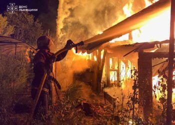 У Винниках спалахнули два дачні будинки: пожежу гасили 11 рятувальників