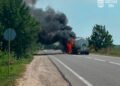 Російський БпЛА поцілив прямо у вантажівку з цистерною на Одещині: є загиблі та поранені (відео)