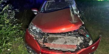 На Львівщині в ДТП зіткнулися Honda та рейсовий автобус: травмувалися троє людей