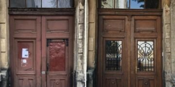 У Львові відреставрували історичну деревʼяну браму