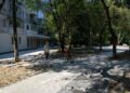 З фонтаном, тренажерами та петанком: у Львові облаштовують новий громадський простір біля майбутнього ЦНАПу