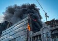 "Будуть іти далі, якщо їх не зупинити тут" – Зеленський показав нові кадри з Києва після удару росіян по медзакладу