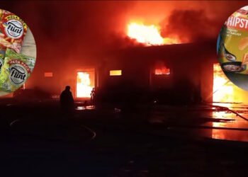 Влучили три дрони: Росія атакувала на Дніпропетровщині склад виробника популярних снеків
