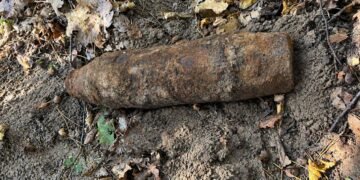 Під час збору грибів на Львівщині жінка знайшла у лісі снаряд часів Другої світової війни
