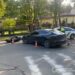 Tesla та Honda зіткнулися у Львові: 40-річного мотоцикліста госпіталізували