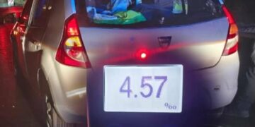 На Львівщині водій Dacia сів за кермо з алкоголем у крові, що майже у 23 рази перевищував норму