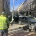 У Львові на перехресті Дорошенка та Словацького через ДТП збили світлофор, – ФОТО