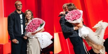 “Не холостяк”: Цимбалюк ефектно привів свою кохану на “Голос країни” і відповів на питання про весілля