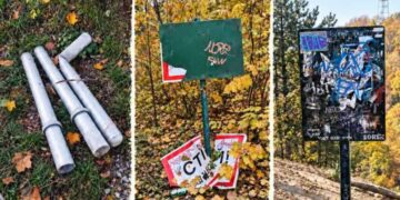 У львівському парку «Знесіння» знову зафіксували вандалізм