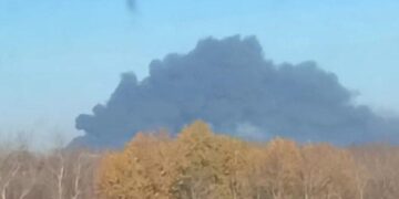 У Росії після атаки дронів горить хімзавод “Азот”, пов’язаний з виробництвом вибухівки