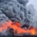 Дрони РФ знову влучили в промислове підприємство в Маневичах на Волині, жителів закликали зачинити вікна через задимлення – ОВА