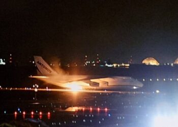 Український Ан-124 “Руслан” загорівся під час посадки в Японії: що відомо