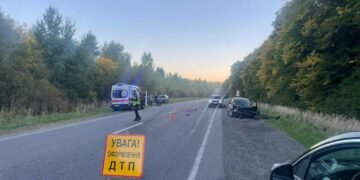 На Львівщині зіткнулися Toyota та Audi: травмувалися четверо людей, серед них двоє дітей